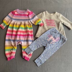LOT Kids Girls Fall Winter High End Clothing Sizes NB-6mos‎ Hatley Nordstrom Gap